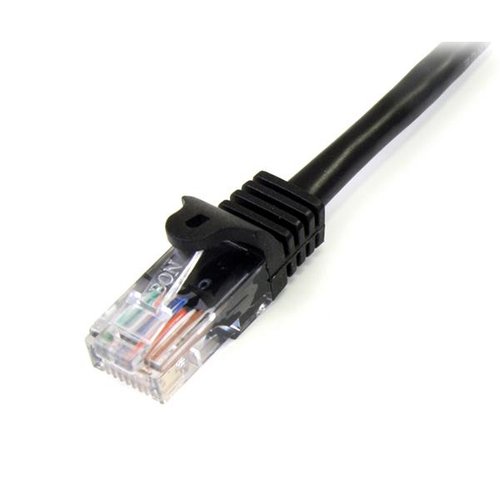 2m Black Snagless UTP Cat5e Patch Cable - Achat / Vente sur grosbill-pro.com - 1