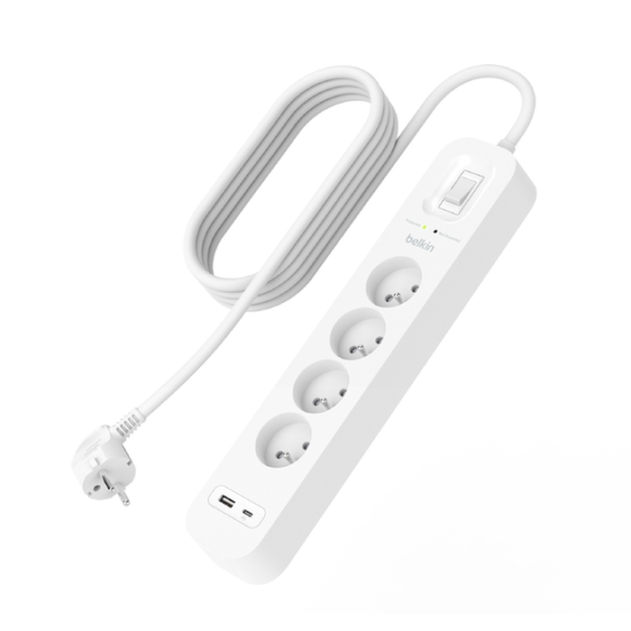 Surge Protection with USB C 4 Outlet - Achat / Vente sur grosbill-pro.com - 2
