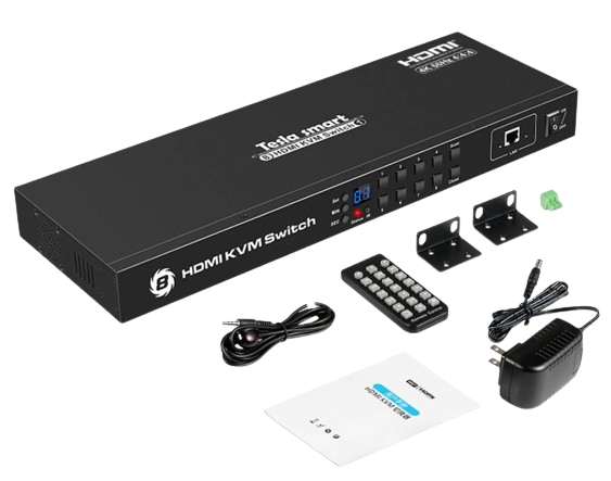 KVM Switch 8 Port HDMi + USB 4K 60Hz -  TESmart - grosbill-pro.com - 2