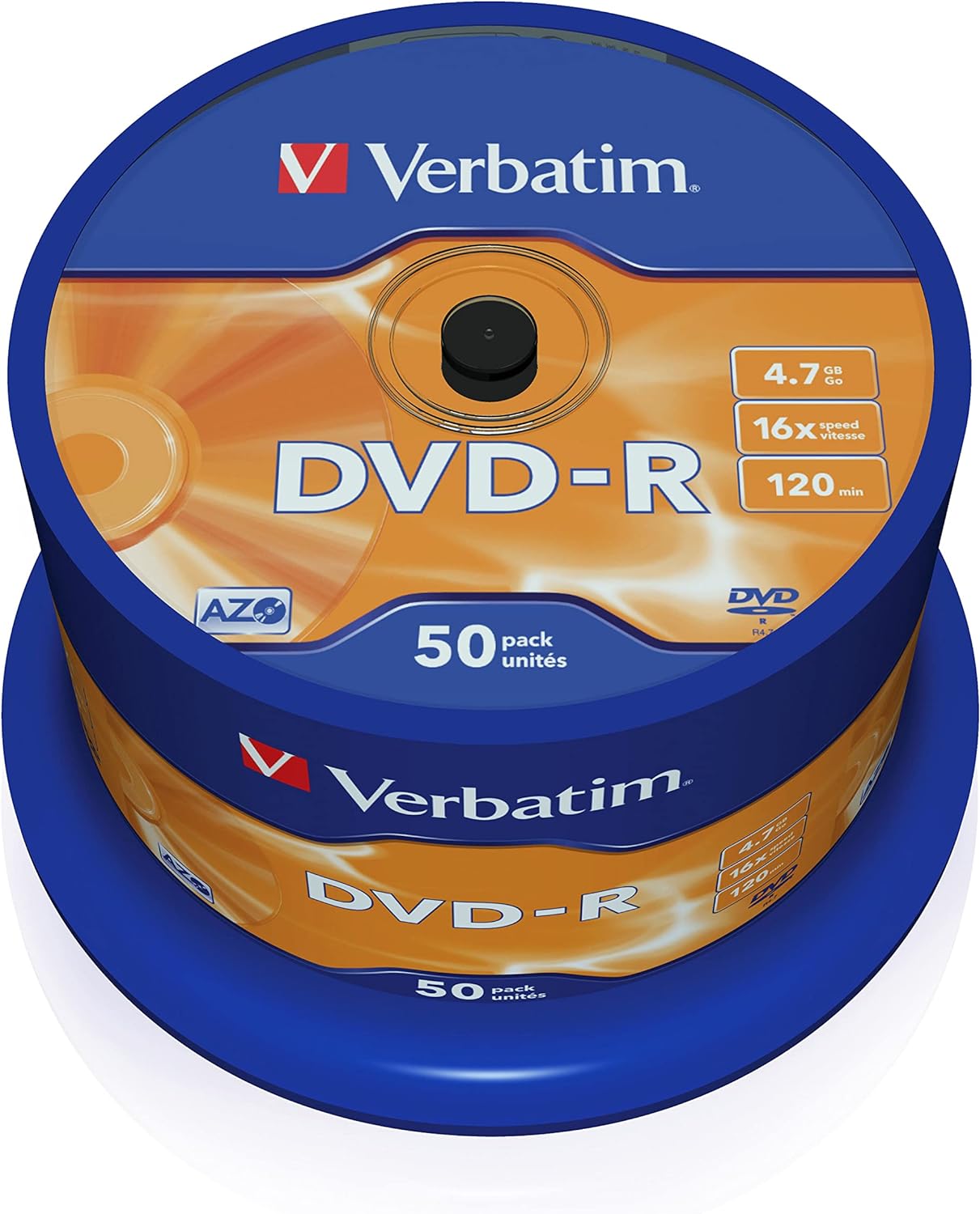 Spindle de 50x DVD-R 4,7 Go