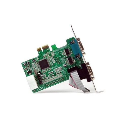 2 Port PCIe Serial Adapter Card w/16550 - Achat / Vente sur grosbill-pro.com - 1