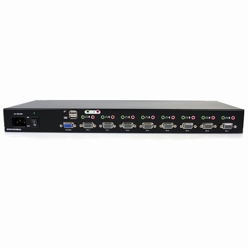 8 Port USB VGA KVM Switch with Audio - Achat / Vente sur grosbill-pro.com - 2