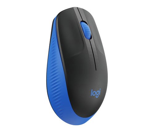 M190 Full-size wireless mouse - BLUE - Achat / Vente sur grosbill-pro.com - 1