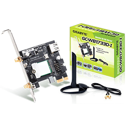 Grosbill Carte réseau Gigabyte PCI-E BT5/WiFi AC - GC-WB1733D-I