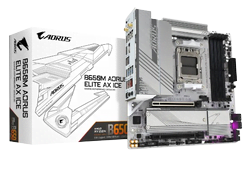 Grosbill Carte mère Gigabyte Gigabyte B650M A ELITE AX ICE - B650/AM5/DDR5/mATX