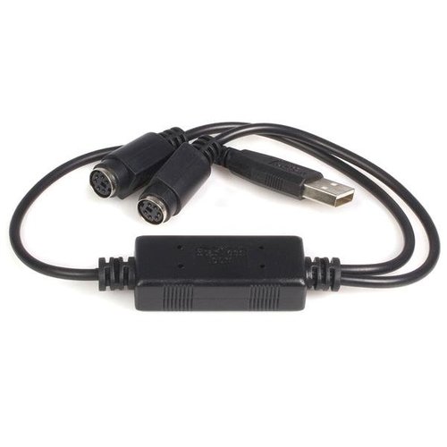 Adaptateur clavier et souris USB vers PS2 Noir - Achat / Vente sur grosbill-pro.com - 0