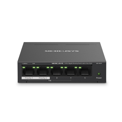 Switch Mercusys 5-Port Gigabit MS105GP - grosbill-pro.com - 1