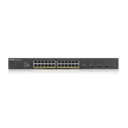 28 Port Smart Managed PoE+Switch 24x G - Achat / Vente sur grosbill-pro.com - 1