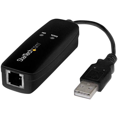 Grosbill Carte réseau StarTech USB Modem External 56K - Hardware Based