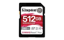 Grosbill Carte mémoire Kingston Micro SDXC 512Go Class 10 - SDR2V6/512GB