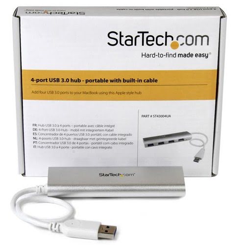 4 Port Portable USB 3.0 Hub - Aluminum - Achat / Vente sur grosbill-pro.com - 4