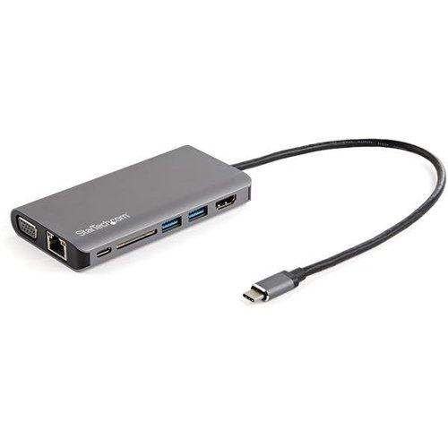 Grosbill Accessoire PC portable StarTech USB-C Multiport Adapter HDMI/VGA 100W PD