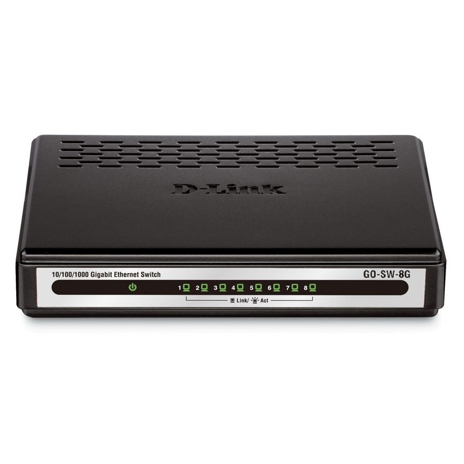 Switch D-Link 8 ports 10/100/1000 - GO-SW-8G - grosbill-pro.com - 0