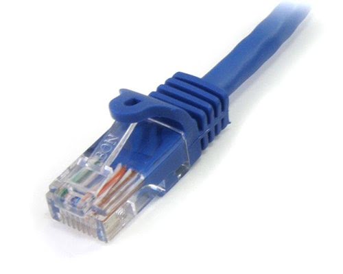 5m Blue Snagless UTP Cat5e Patch Cable - Achat / Vente sur grosbill-pro.com - 1