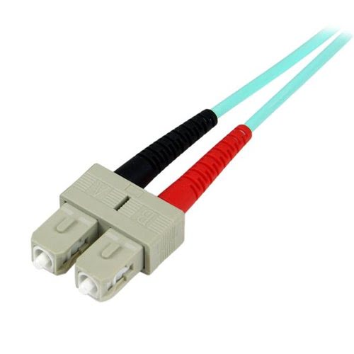 2m 10 Gb Aqua Fiber Patch Cable LC/SC - Achat / Vente sur grosbill-pro.com - 1