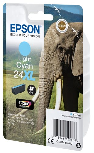 Ink/24XL Elephant 9.8 ml LCY - Achat / Vente sur grosbill-pro.com - 1