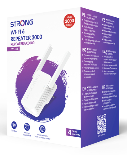 Strong REPEATERAX3000 - Wifi 6 AX3000 - Blanc  - grosbill-pro.com - 5