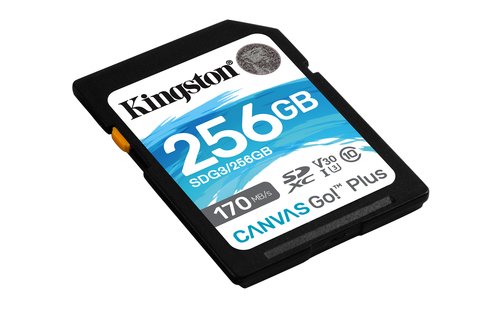 256GB SDXC Canvas170R C10 UHS-I U3 V30 - Achat / Vente sur grosbill-pro.com - 1