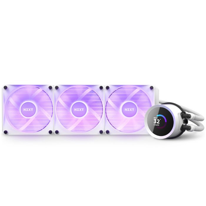 NZXT Kraken Blanc RGB 360mm - Watercooling NZXT - grosbill-pro.com - 1