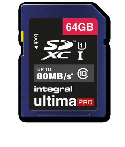 SDXC 64GB Class 10 UHS-I 80MB/s - Achat / Vente sur grosbill-pro.com - 0