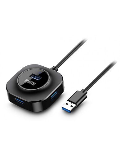 MINI USB 3.0 HUB 4 PORTS BLACK - Achat / Vente sur grosbill-pro.com - 1