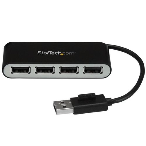 Grosbill Switch StarTech 4 Port Portable USB 2.0 Hub with Cable