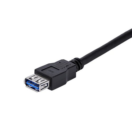 1m Black USB 3.0 Extension Cable M/F - Achat / Vente sur grosbill-pro.com - 2