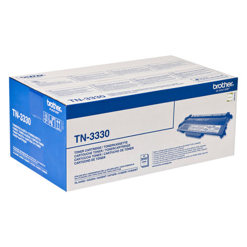 Toner Noir 3000p - TN-3330 pour imprimante Laser Brother - 1