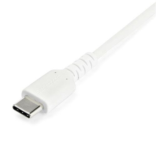 Cable White USB 2.0 to USB C Cable 2m - Achat / Vente sur grosbill-pro.com - 4