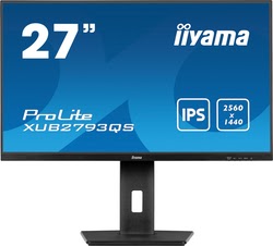 Grosbill Ecran PC Iiyama XUB2793QS-B6 27" QHD/100Hz/IPS/1ms/Pivot/HP