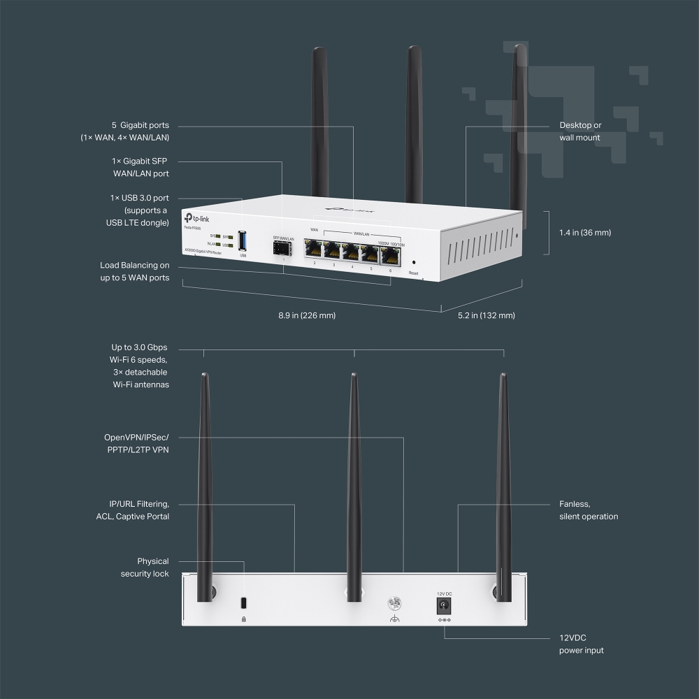 TP-Link Festa FR365 - Routeur TP-Link - grosbill-pro.com - 7