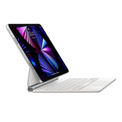 Magic Keyboard Blanc avec Etui pour iPad Pro 11 Blanc  - Achat / Vente sur grosbill-pro.com - 3