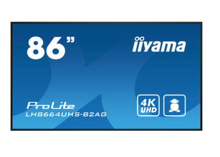 Iiyama ProLite LH8664UHS-B2AG (LH8664UHS-B2AG) - Achat / Vente Affichage dynamique sur grosbill-pro.com - 1