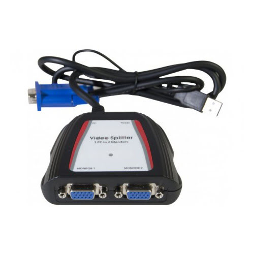 Splitter VGA 2 voies 250MHz USB - Splitter Grosbill Pro - 0