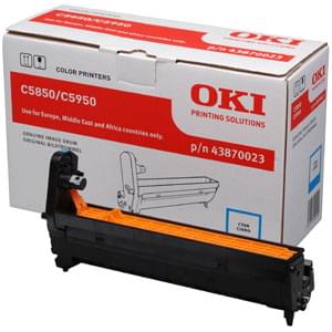 Kit tambour Cyan 20 000p - 43870023 pour imprimante Laser Oki - 0