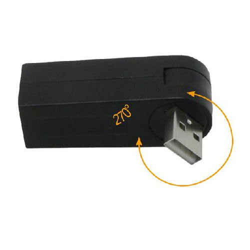 USB 2.0 3 port rotative hub without powe - Achat / Vente sur grosbill-pro.com - 2