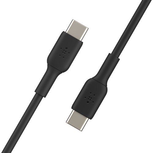 USB-C to USB-C Cable 2M Black - Achat / Vente sur grosbill-pro.com - 1