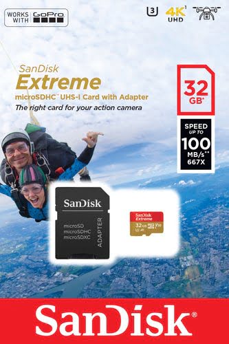 Extreme microSDHC 32GB+SD Ad Sports Cam - Achat / Vente sur grosbill-pro.com - 2