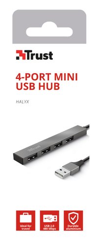 HALYX 4-PORT MINI USB HUB - Achat / Vente sur grosbill-pro.com - 6