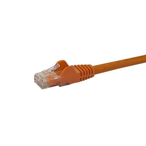 2m Orange Snagless UTP Cat6 Patch Cable - Achat / Vente sur grosbill-pro.com - 1