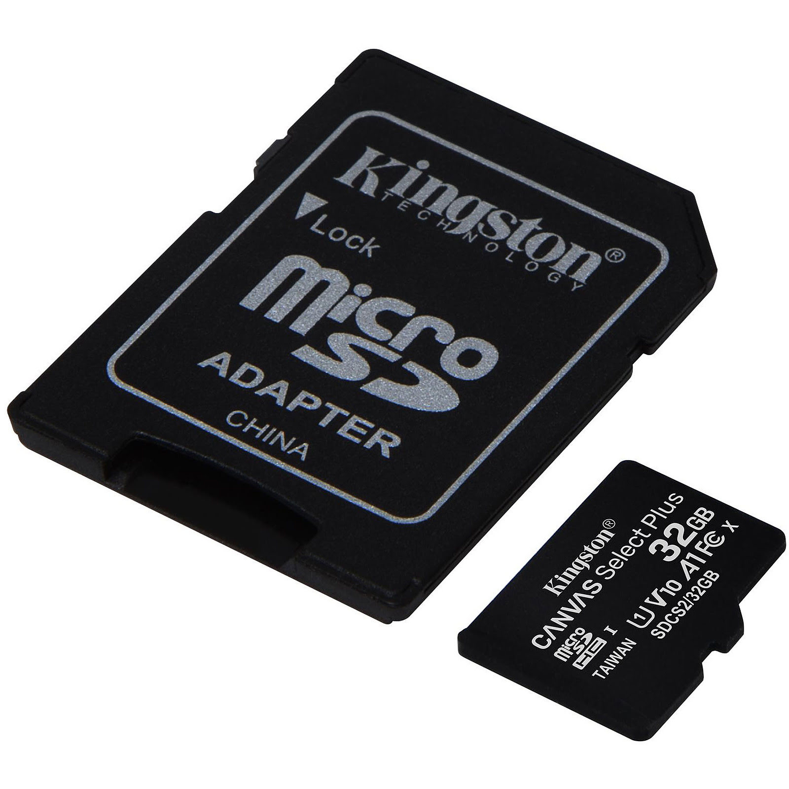 Kingston Micro SDHC 32Go Class 10 + Adapt - Carte mémoire - 2
