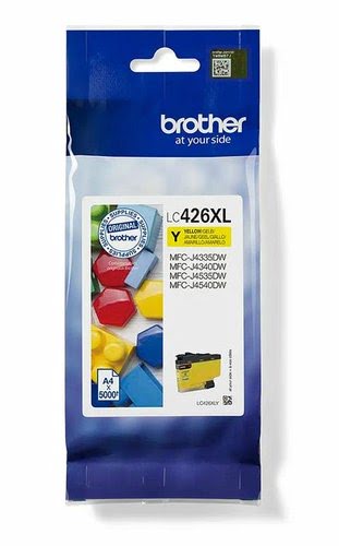 Grosbill Consommable imprimante Brother Cartouche d'encre Jaune XL 5000 pages - LC426XLY