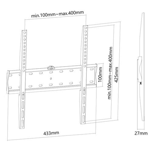 NewStar Flat Screen Wall Mount fixed - Achat / Vente sur grosbill-pro.com - 7