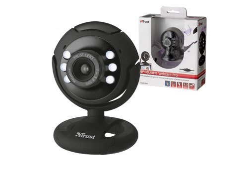 Trust Spotlight Pro - Noir/Micro intégré/USB -- - Webcam - 1