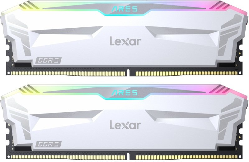 Lexar ARES RGB 32Go White (2x16Go) DDR5 6400 - Mémoire PC Lexar sur grosbill-pro.com - 0