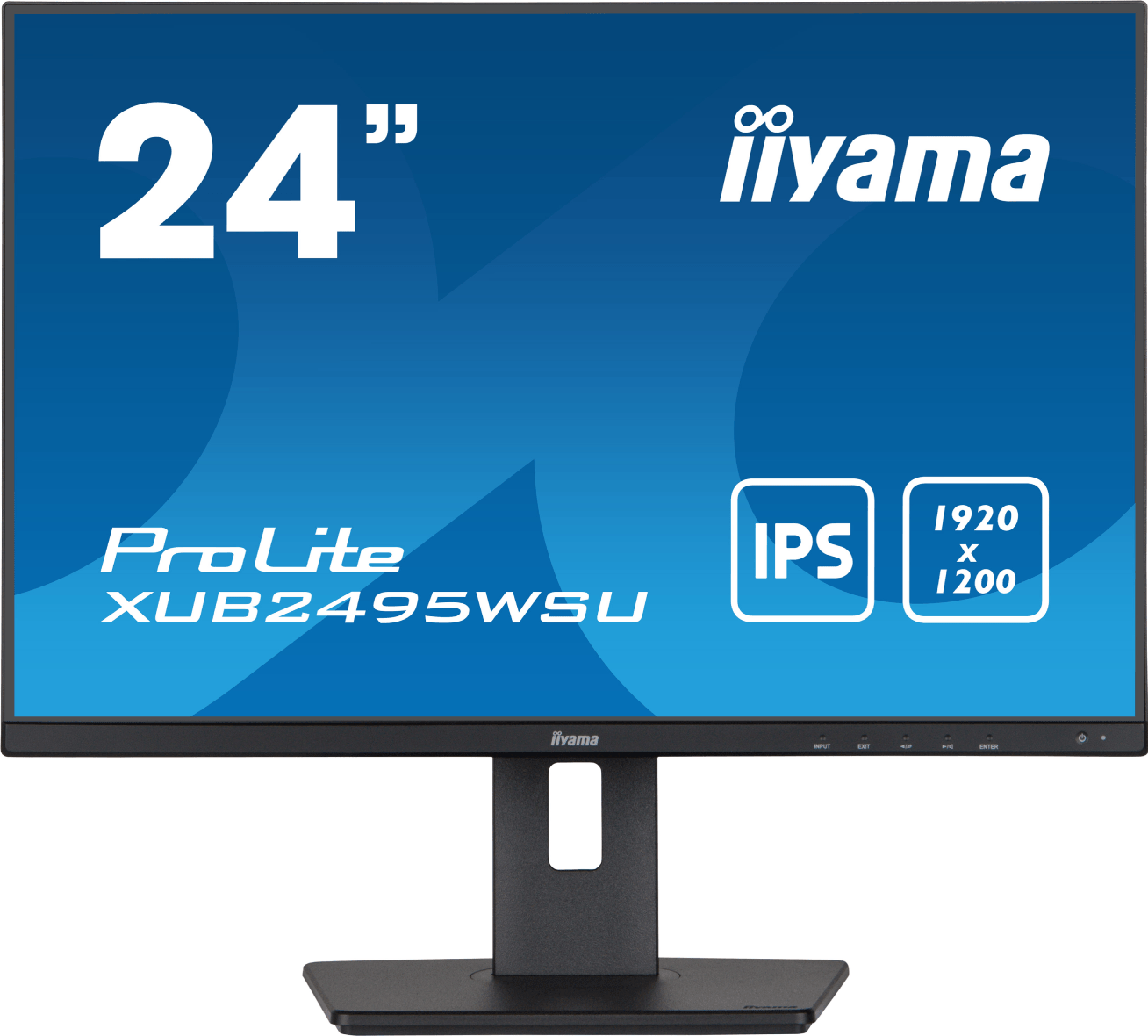 Grosbill Ecran PC Iiyama XUB2495WSU-B5 24.1" FHD+/60Hz/IPS/5ms/VGA/DP/HDMI