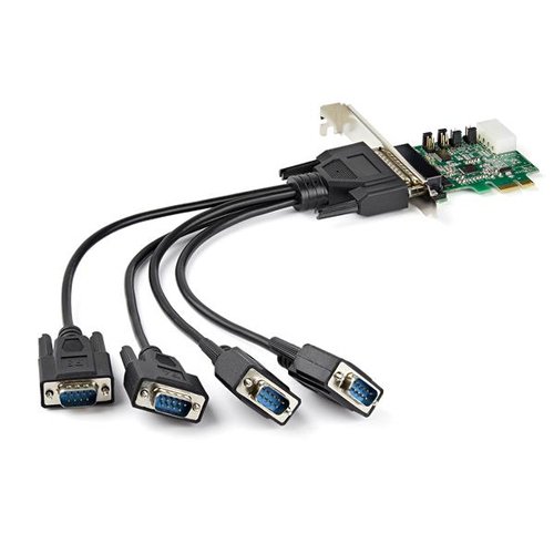 4 PORT PCI-E RS232 SERIAL CARD - Achat / Vente sur grosbill-pro.com - 5