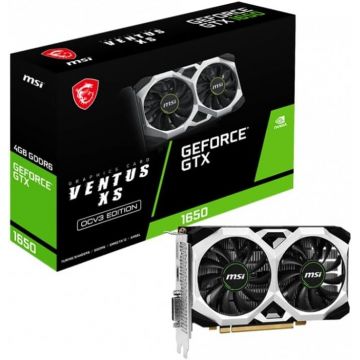 MSI GeForce GTX 1650 D6 VENTUS XS OCV3  - Carte graphique MSI - 0