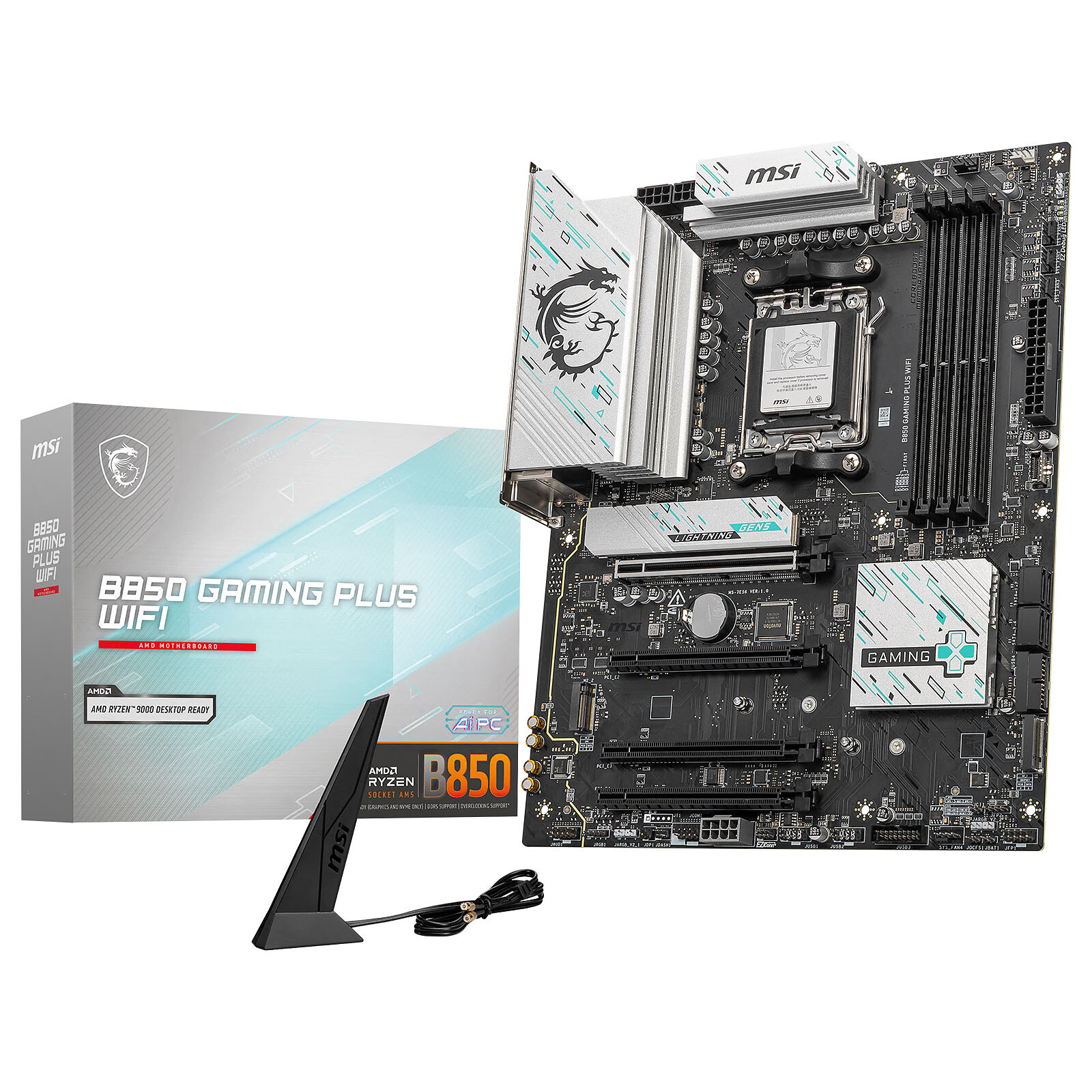 MSI B850 GAMING PLUS WIFI ATX  - Carte mère MSI - grosbill-pro.com - 0