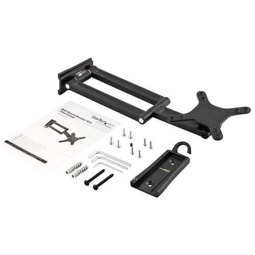 Wall Mount Monitor Arm - Dual Swivel - Achat / Vente sur grosbill-pro.com - 7